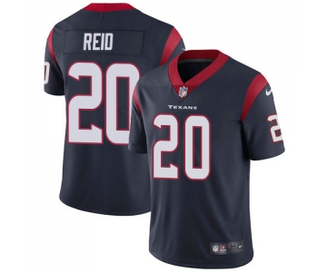 Men's Nike Houston Texans #20 Justin Reid Navy Blue Team Color Stitched NFL Vapor Untouchable Limited Jersey