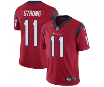 Nike Houston Texans #11 Jaelen Strong Red Alternate Men's Stitched NFL Vapor Untouchable Limited Jersey