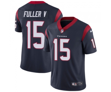 Nike Houston Texans #15 Will Fuller V Navy Blue Team Color Men's Stitched NFL Vapor Untouchable Limited Jersey