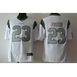 Nike Houston Texans #23 Arian Foster Platinum White Limited Jersey