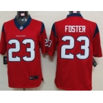 Nike Houston Texans #23 Arian Foster Red Limited Jersey