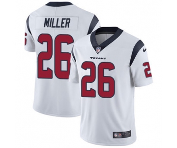 Nike Houston Texans #26 Lamar Miller White Men's Stitched NFL Vapor Untouchable Limited Jersey