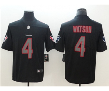 Nike Houston Texans #4 Deshaun Watson Black Impact Limited Jersey