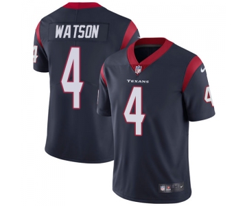 Nike Houston Texans #4 Deshaun Watson Navy Blue Team Color Men's Stitched NFL Vapor Untouchable Limited Jersey