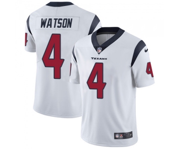 Nike Houston Texans #4 Deshaun Watson White Men's Stitched NFL Vapor Untouchable Limited Jersey