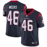 Nike Houston Texans #46 Jon Weeks Navy Blue Team Color Men's Stitched NFL Vapor Untouchable Limited Jersey