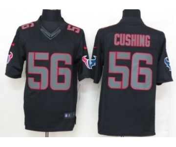 Nike Houston Texans #56 Brian Cushing Black Impact Limited Jersey