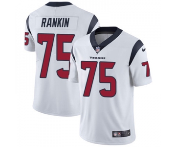 Nike Houston Texans #75 Martinas Rankin White Men's Stitched NFL Vapor Untouchable Limited Jersey