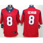 Nike Houston Texans #8 Matt Schaub Red Limited Jersey