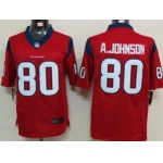 Nike Houston Texans #80 Andre Johnson Red Limited Jersey