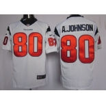 Nike Houston Texans #80 Andre Johnson White Limited Jersey