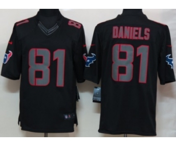 Nike Houston Texans #81 Owen Daniels Black Impact Limited Jersey
