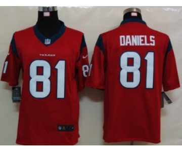 Nike Houston Texans #81 Owen Daniels Red Limited Jersey