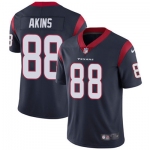 Nike Houston Texans #88 Jordan Akins Navy Blue Team Color Men's Stitched NFL Vapor Untouchable Limited Jersey