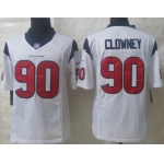 Nike Houston Texans #90 Jadeveon Clowney White Limited Jersey