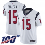 Nike Texans #15 Will Fuller V White Men's Stitched NFL 100th Season Vapor Limited Jersey