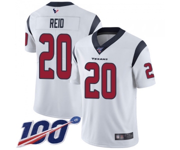 Nike Texans #20 Justin Reid White Men's Stitched NFL 100th Season Vapor Limited Jersey