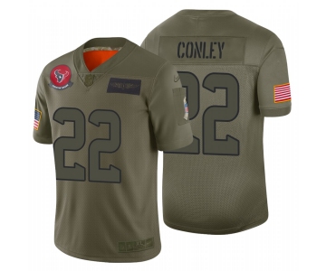 Nike Texans #22 Gareon Conley 2019 Salute To Service Camo Limited NFL Jersey