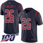 Nike Texans #26 Lamar Miller Navy Blue Men's Stitched NFL Limited Rush 100th Season Jersey