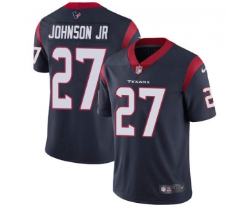 Nike Texans #27 Duke Johnson Jr Navy Blue Team Color Men's Stitched NFL Vapor Untouchable Limited Jersey