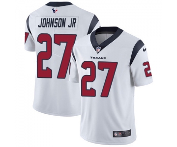 Nike Texans #27 Duke Johnson Jr White Men's Stitched NFL Vapor Untouchable Limited Jersey