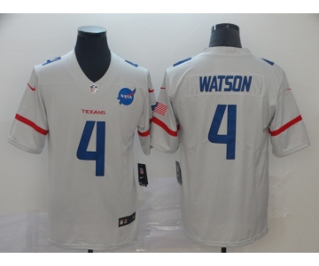 Nike Texans 4 Deshaun Watson White City Edition Vapor Untouchable Limited Jersey