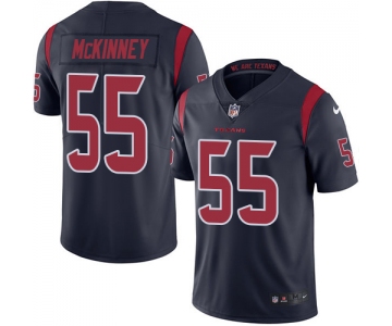 Nike Texans #55 Benardrick McKinney Navy Blue Men's Stitched NFL Limited Rush Jersey