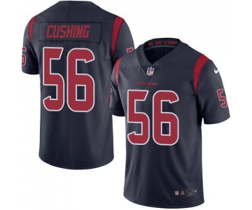 Nike Texans #56 Brian Cushing Navy Blue Men's Stitched NFL Limited Rush Jersey