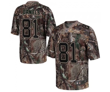 Nike Texans #81 Owen Daniels Camo Men's Stitched NFL Realtree Elite Jersey