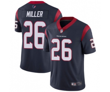 Texans #26 Lamar Miller Navy Blue Team Color Men's Stitched Football Vapor Untouchable Limited Jersey