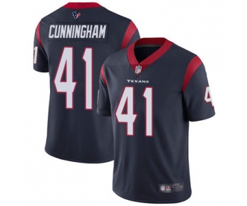 Texans #41 Zach Cunningham Navy Blue Team Color Men's Stitched Football Vapor Untouchable Limited Jersey