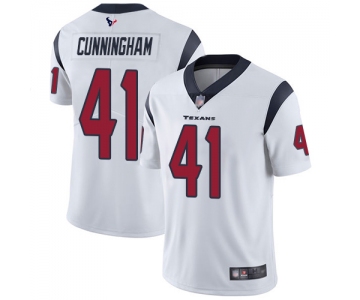 Texans #41 Zach Cunningham White Men's Stitched Football Vapor Untouchable Limited Jersey