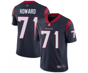 Texans #71 Tytus Howard Navy Blue Team Color Men's Stitched Football Vapor Untouchable Limited Jersey