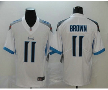 Men's Tennessee Titans #11 A.J. Brown Nike White New 2018 Vapor Untouchable Limited Jersey