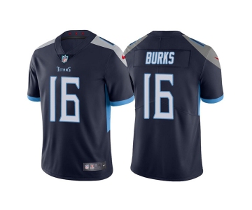 Men's Tennessee Titans #16 Treylon Burks Navy Vapor Untouchable Stitched Jersey