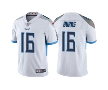 Men's Tennessee Titans #16 Treylon Burks White Vapor Untouchable Stitched Jersey