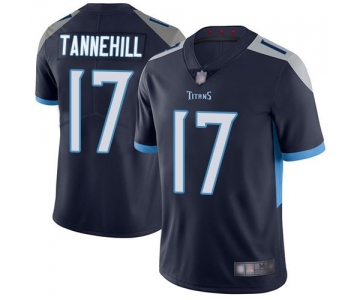 Men's Tennessee Titans 17 Ryan Tannehill Navy Vapor Untouchable Limited Jersey