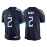 Men's Tennessee Titans #2 Robert Woods Navy Vapor Untouchable Stitched Jersey