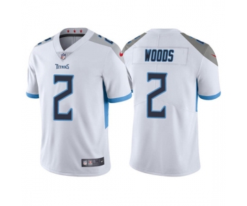 Men's Tennessee Titans #2 Robert Woods White Vapor Untouchable Stitched Jersey