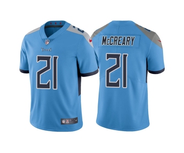 Men's Tennessee Titans #21 Roger McCreary Blue Vapor Untouchable Stitched Jersey