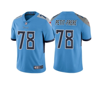 Men's Tennessee Titans #78 Nicholas Petit-Frere Blue Vapor Untouchable Stitched Jersey