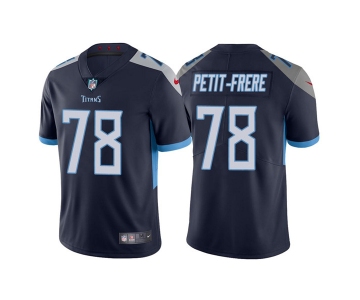 Men's Tennessee Titans #78 Nicholas Petit-Frere Navy Vapor Untouchable Stitched Jersey