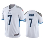Men's Womens Youth Kids Tennessee Titans #7 Malik Willis Nike White Stitched NFL Vapor Untouchable Limited Jersey