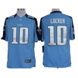 Nike Tennessee Titans #10 Jake Locker Light Blue Limited Jersey