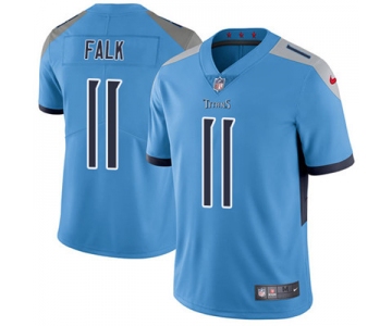 Nike Tennessee Titans #11 Luke Falk Light Blue Team Color Men's Stitched NFL Vapor Untouchable Limited Jersey
