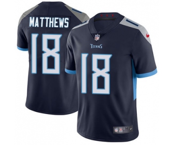 Nike Tennessee Titans #18 Rishard Matthews Navy Blue Alternate Men's Stitched NFL Vapor Untouchable Limited Jersey