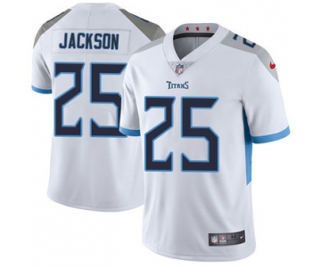 Nike Tennessee Titans #25 Adoree' Jackson White Men's Stitched NFL Vapor Untouchable Limited Jersey