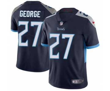 Nike Tennessee Titans #27 Eddie George Navy Blue Alternate Men's Stitched NFL Vapor Untouchable Limited Jersey