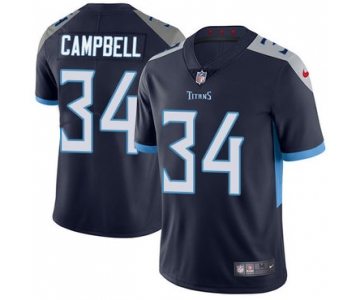 Nike Tennessee Titans #34 Earl Campbell Navy Blue Alternate Men's Stitched NFL Vapor Untouchable Limited Jersey