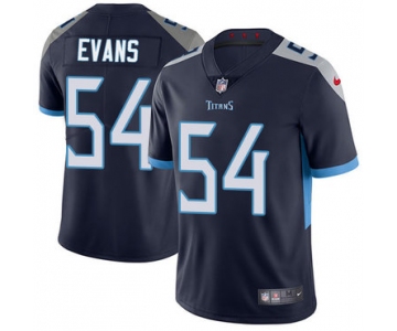 Nike Tennessee Titans #54 Rashaan Evans Navy Blue Alternate Men's Stitched NFL Vapor Untouchable Limited Jersey